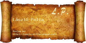 László Polla névjegykártya