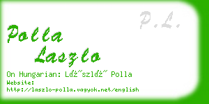 polla laszlo business card